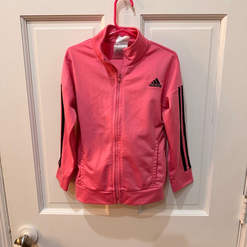 Adidas Pink Tracksuit girls 5